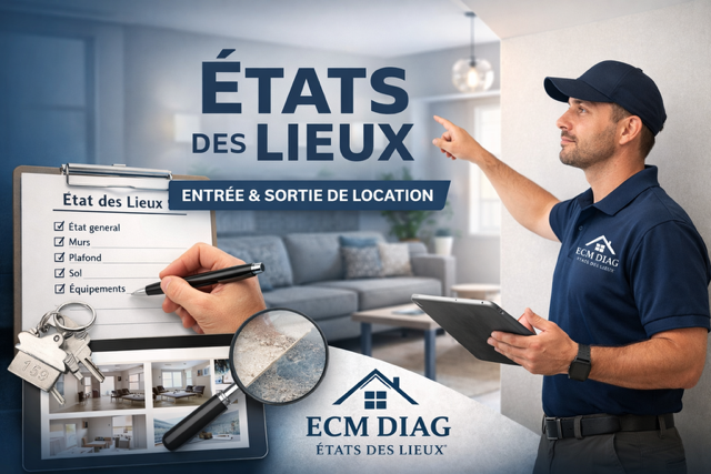Etats des lieux d'entrée et de sortie à Pontault-Combault - ECM Diag